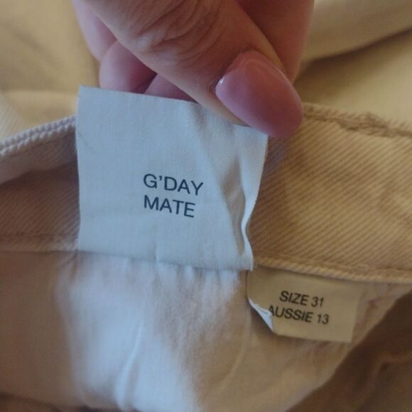 Rolla's High Rise Straight Jeans in Vintage White size 31 - Picture 11 of 12